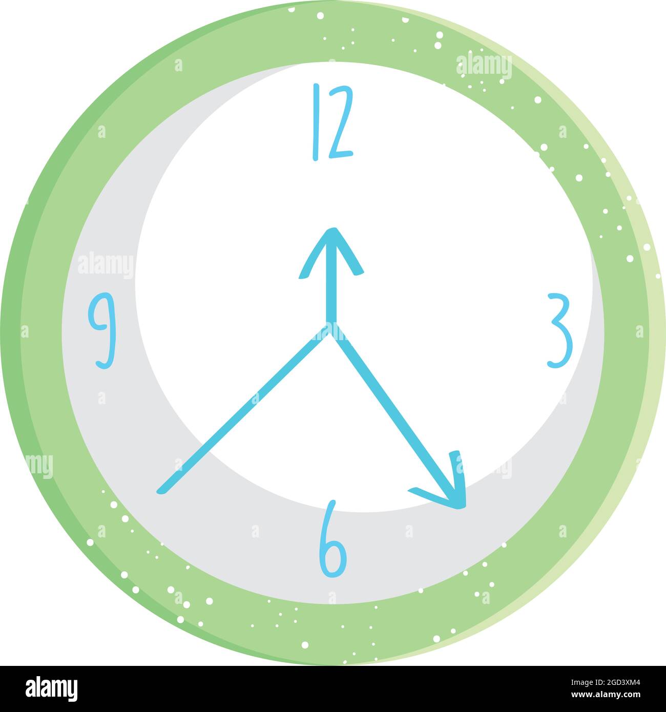 wall clock icon on white background Stock Vector Image & Art - Alamy