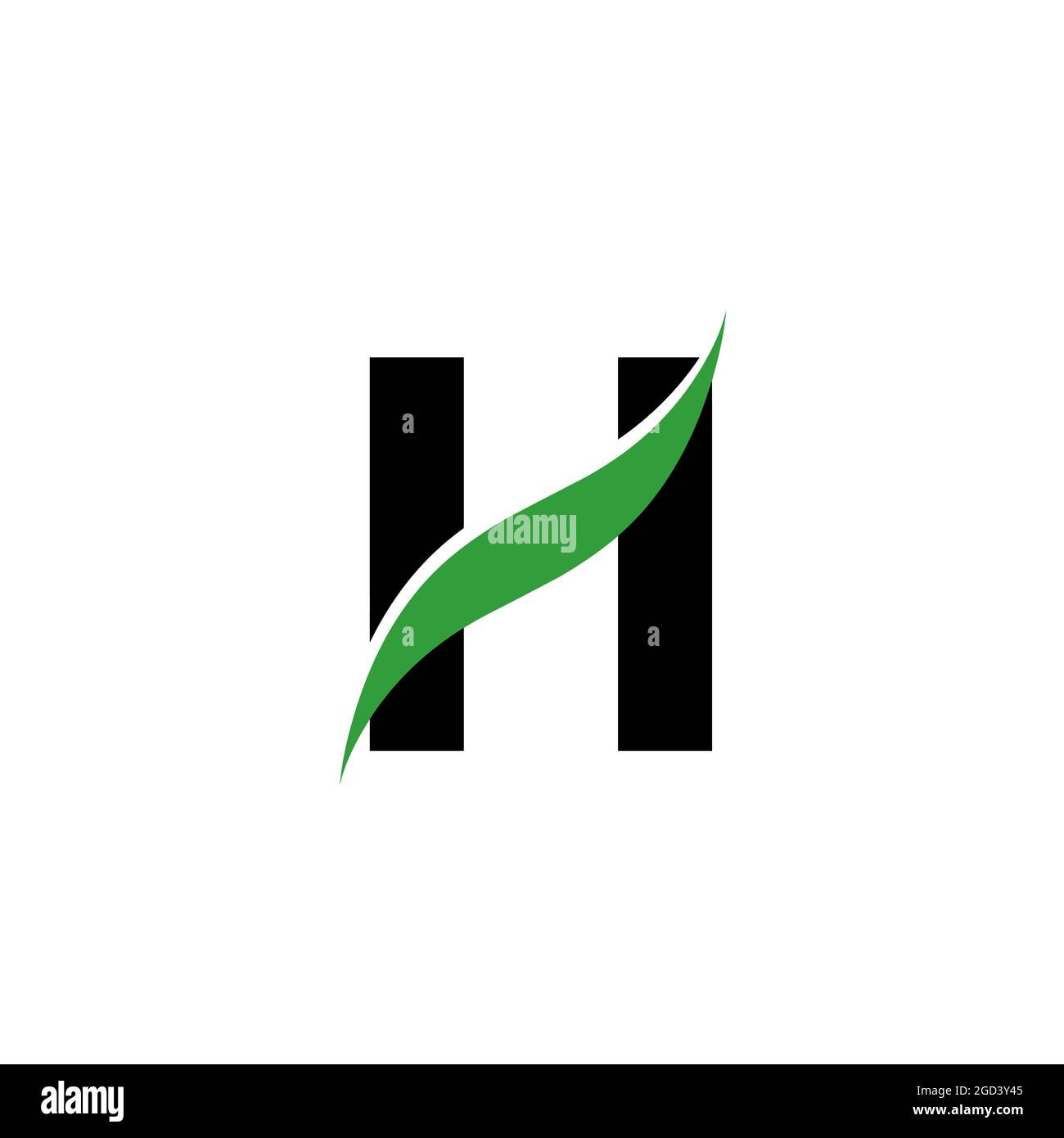 H logo vector design. Stock Vector