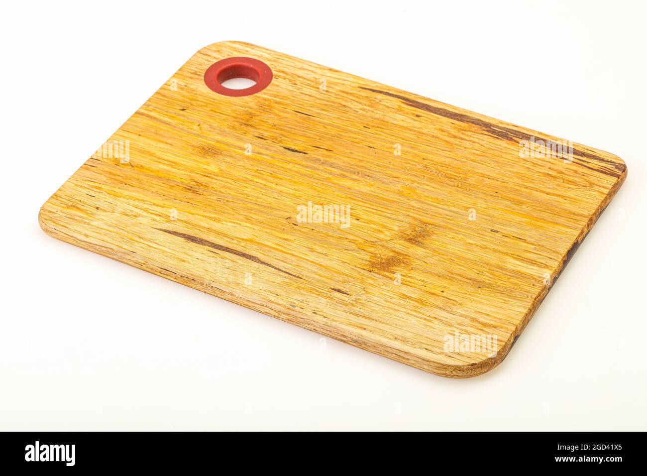 Natural Wooden board for cutting in the kinchen Stock Photo - Alamy