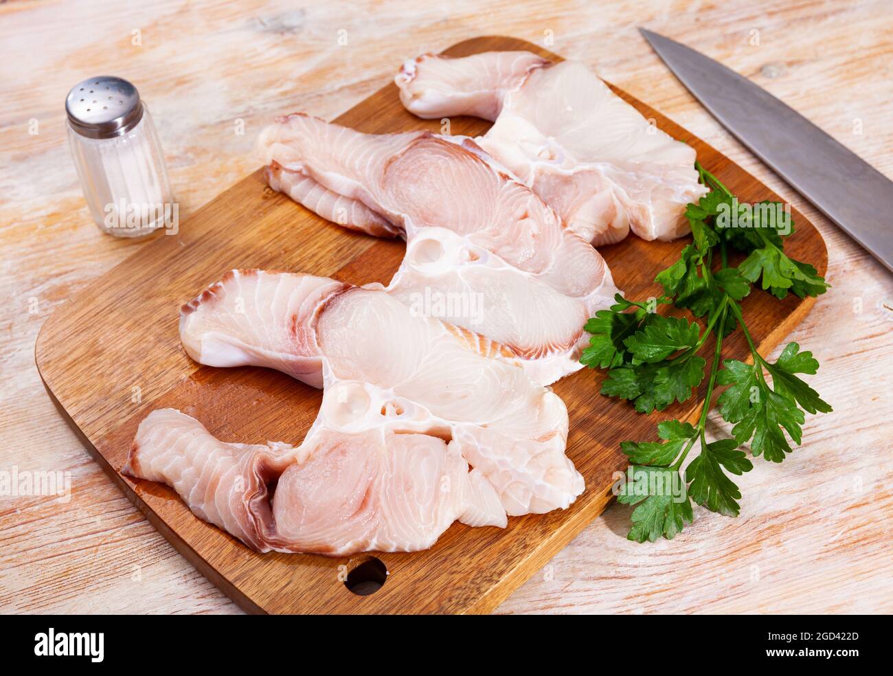 Tiger shark eating fish hi-res stock photography and images - Alamy