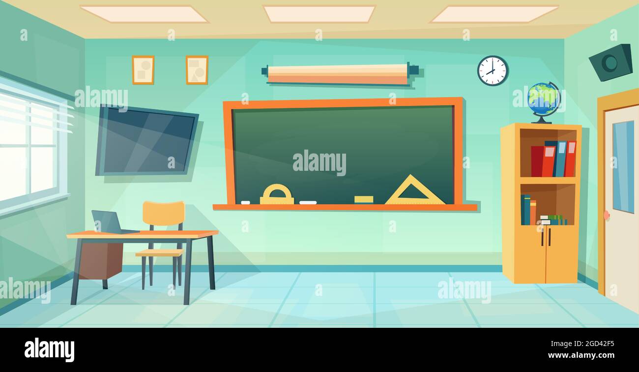 Empty classroom. School Education background Stock Vector Image & Art -  Alamy