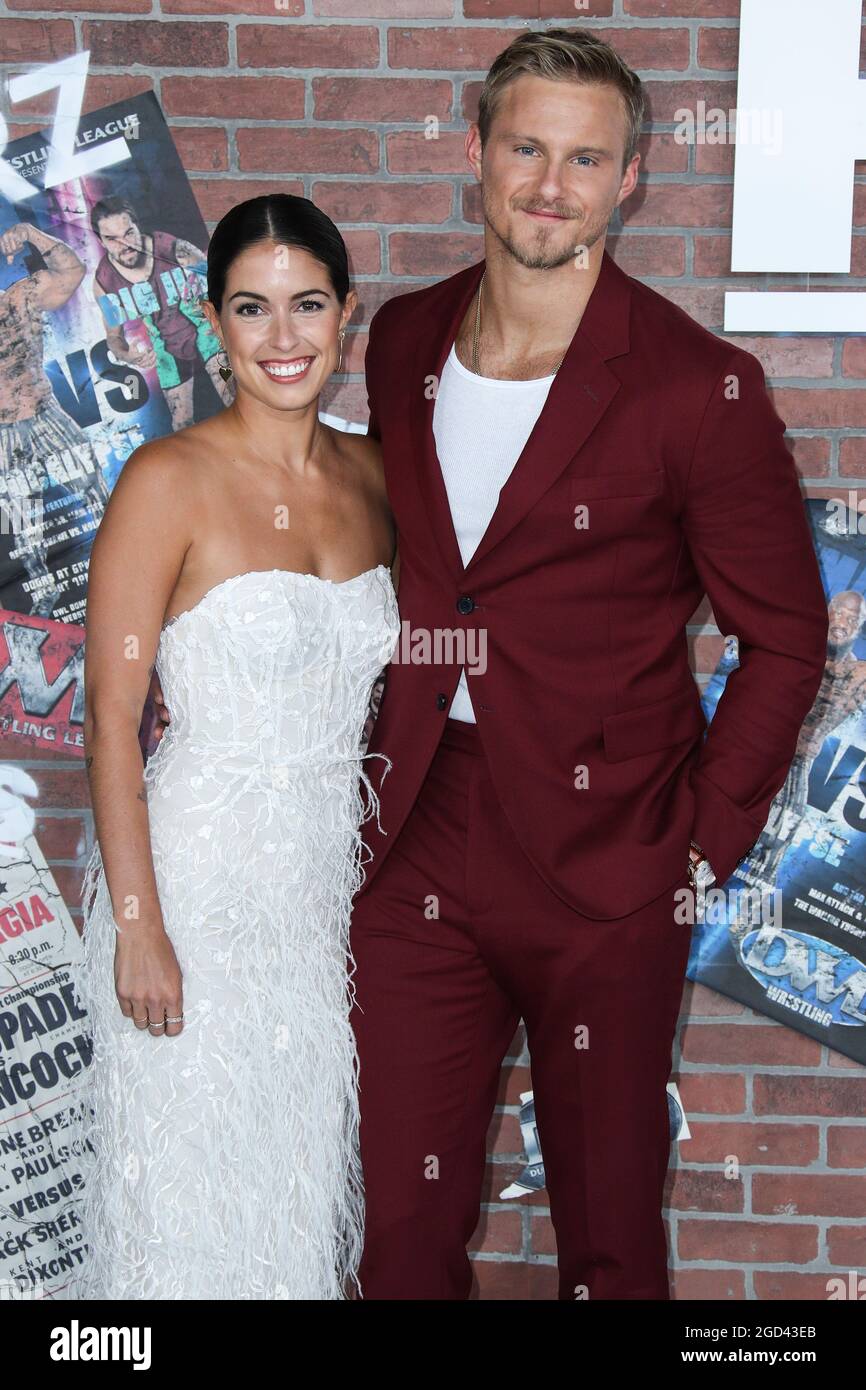 LOS ANGELES, CALIFORNIA, USA - AUGUST 10: Lauren Dear and husband/actor ...
