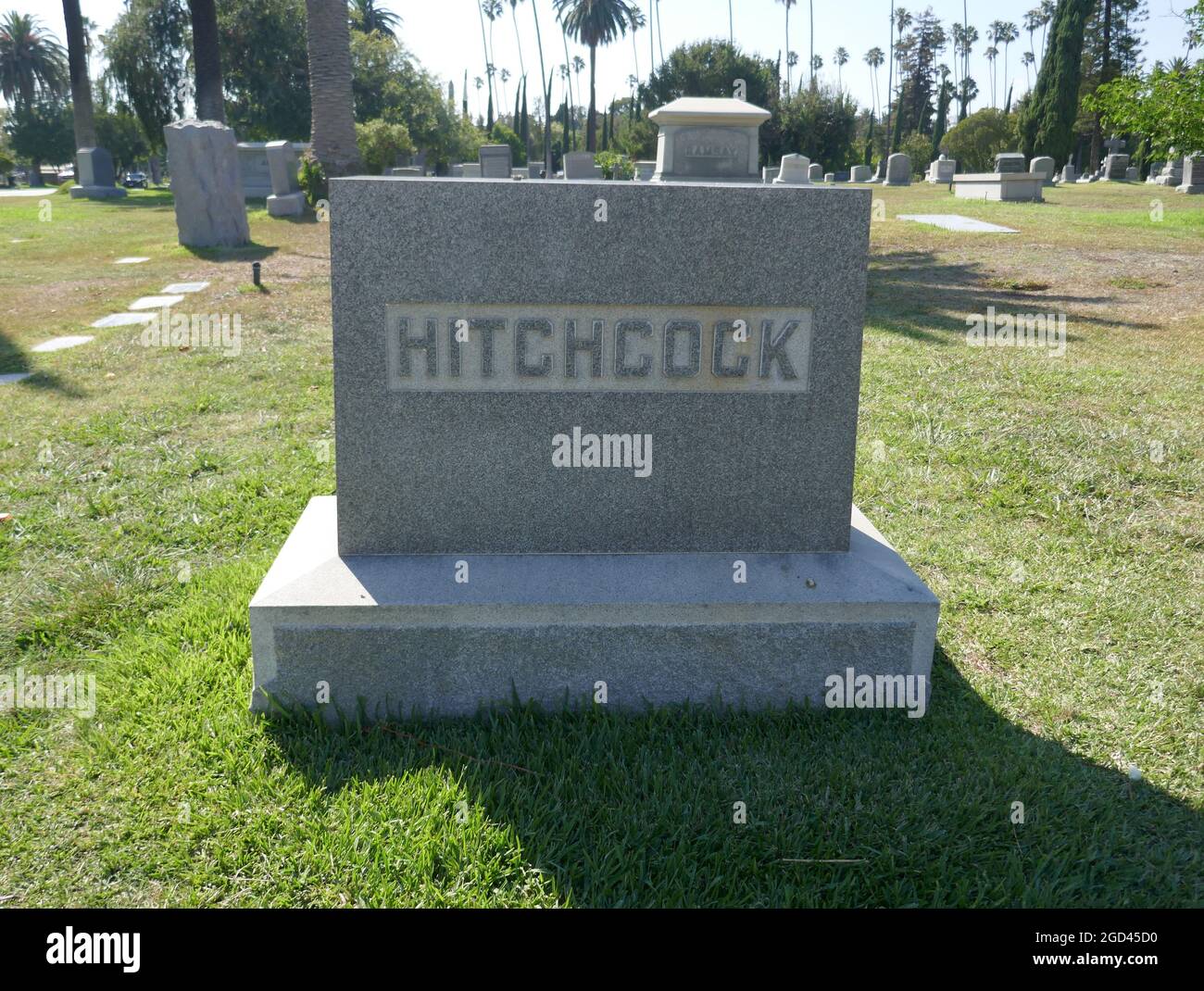 LOS ANGELES, CALIFORNIA - DECEMBER 20, 2022: Hollywood Forever Cemetery At Santa Monica Boulevard Image541617336