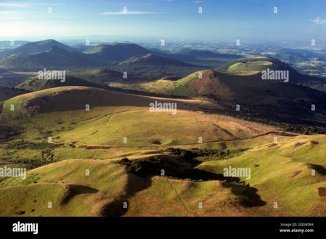 Regional natural park of auvergne volcanoes hi-res stock photography ...