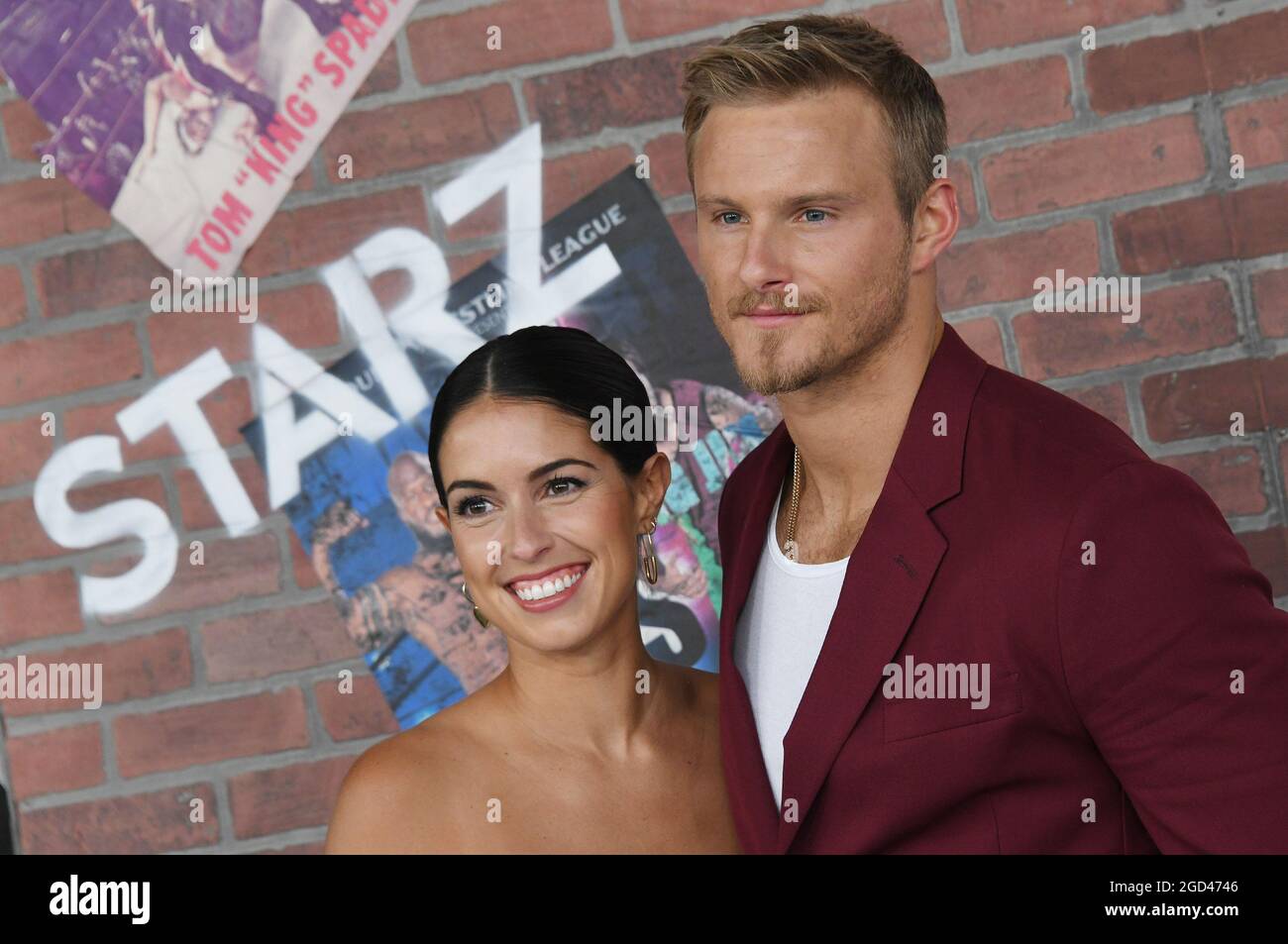 Los Angeles, CA , August 10, 2021. (L-R) Lauren Dear and Alexander ...