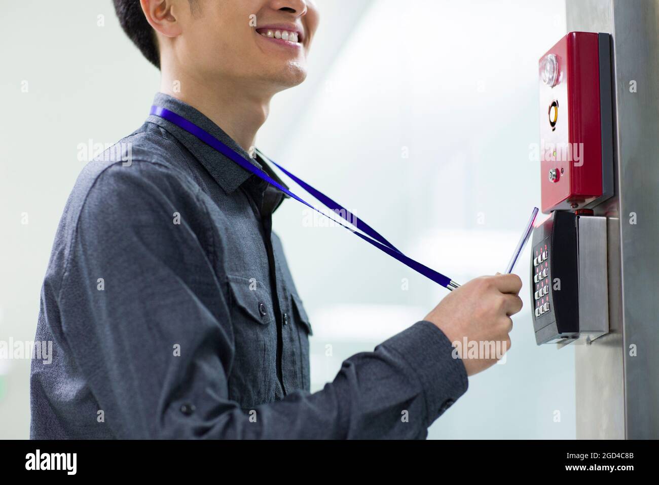 Time clock punching hires stock photography and images Alamy