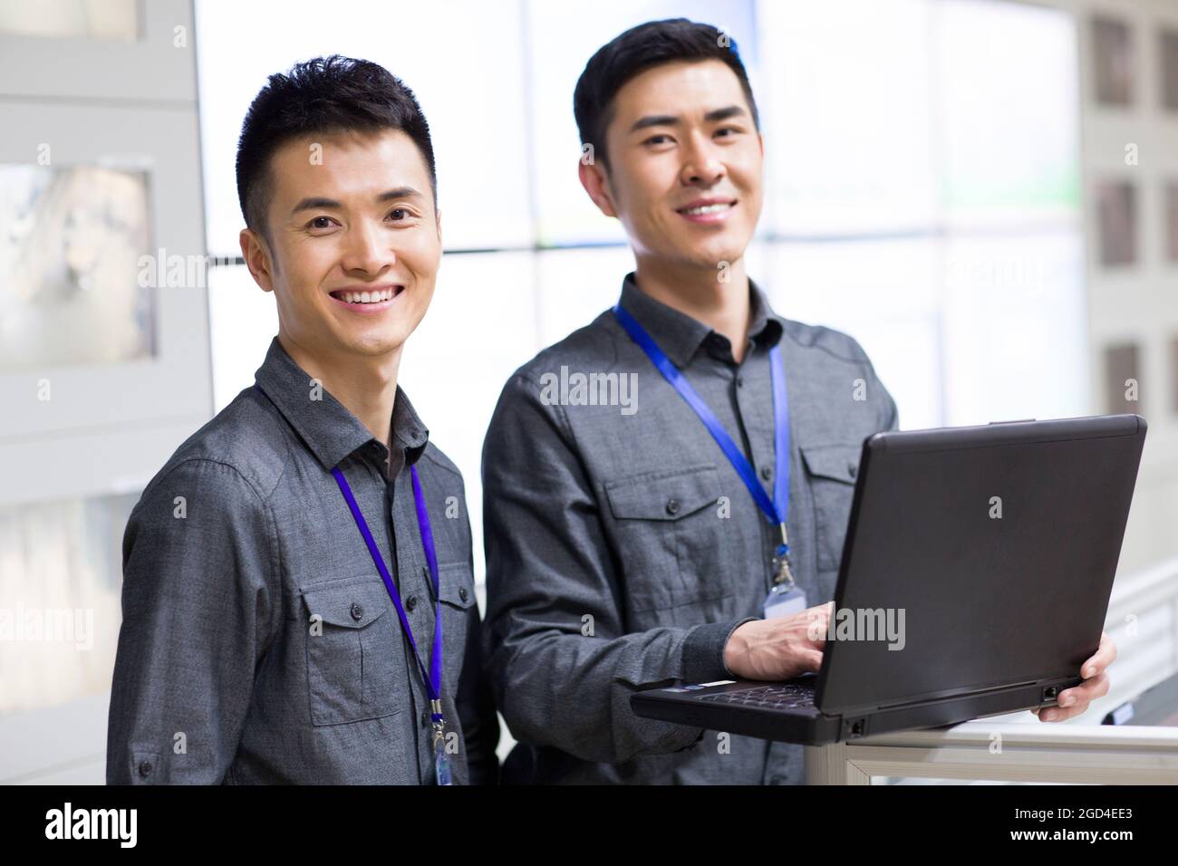 Computer programmers at work Stock Photo - Alamy