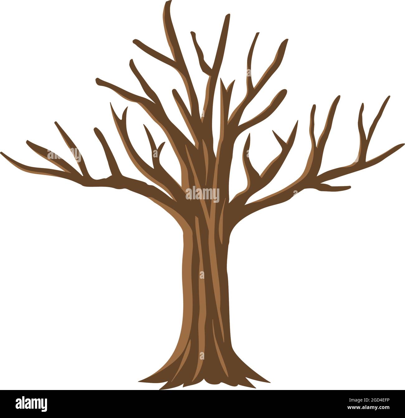 Dead tree illustration clipart icon Stock Vector Image & Art - Alamy