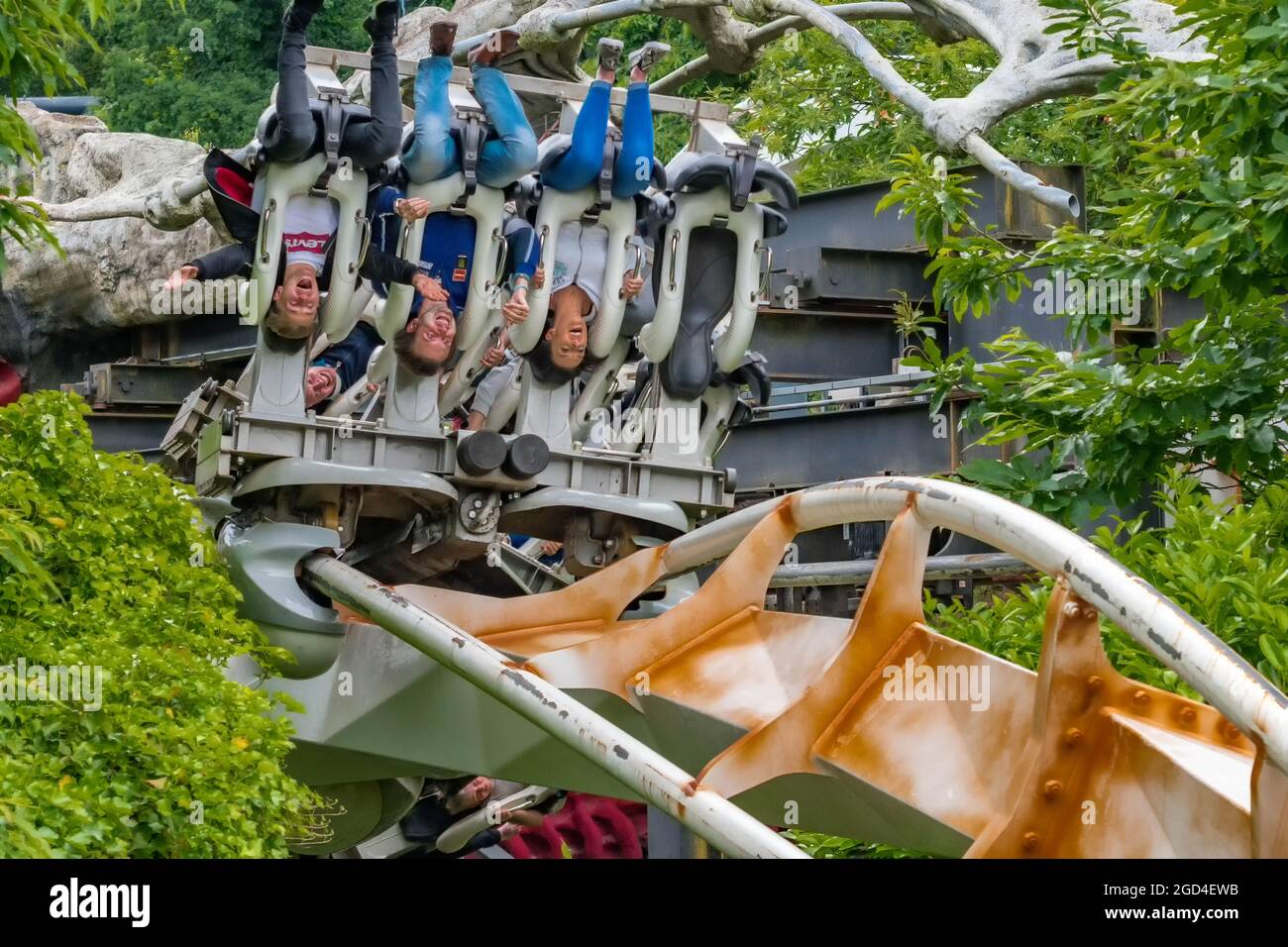 Nemesis Alton Towers Inverted Rollercoaster opened 1994 Stock