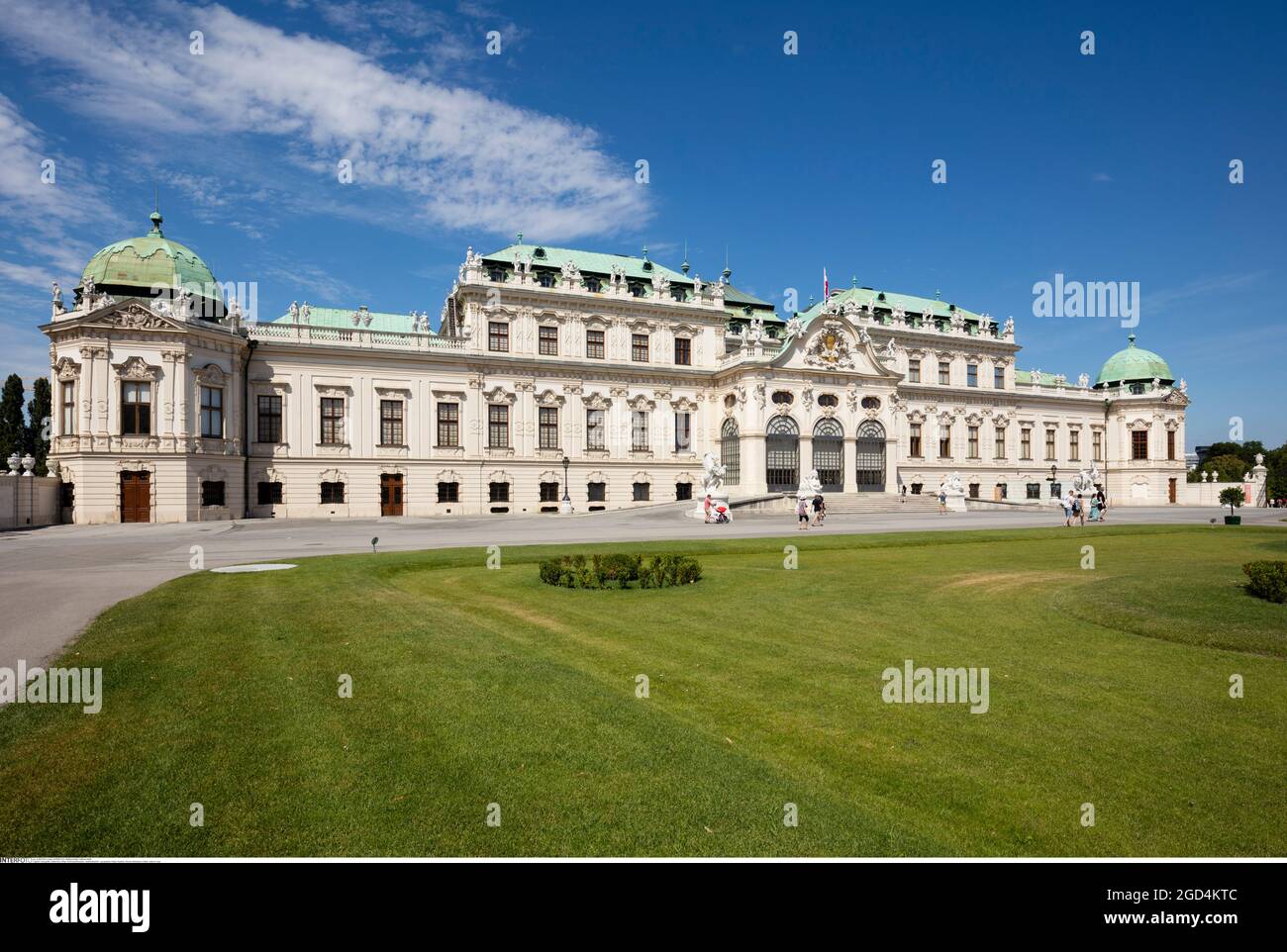 geography / travel, Austria, Vienna, Belvedere Castle, exterior view, ADDITIONAL-RIGHTS-CLEARANCE-INFO-NOT-AVAILABLE Stock Photo