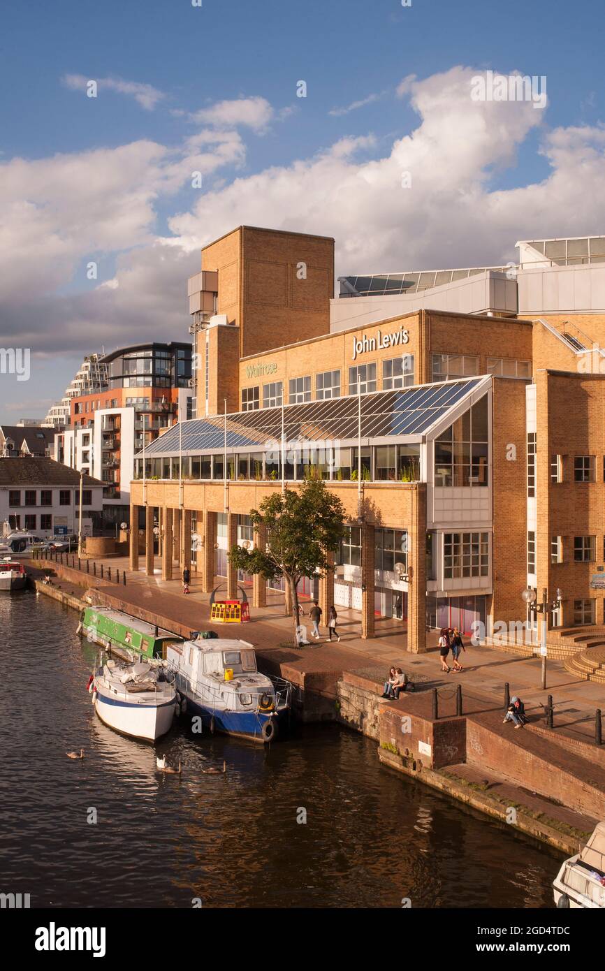 John Lewis Building at Kingston Upon Thames on a sunny afternoon in