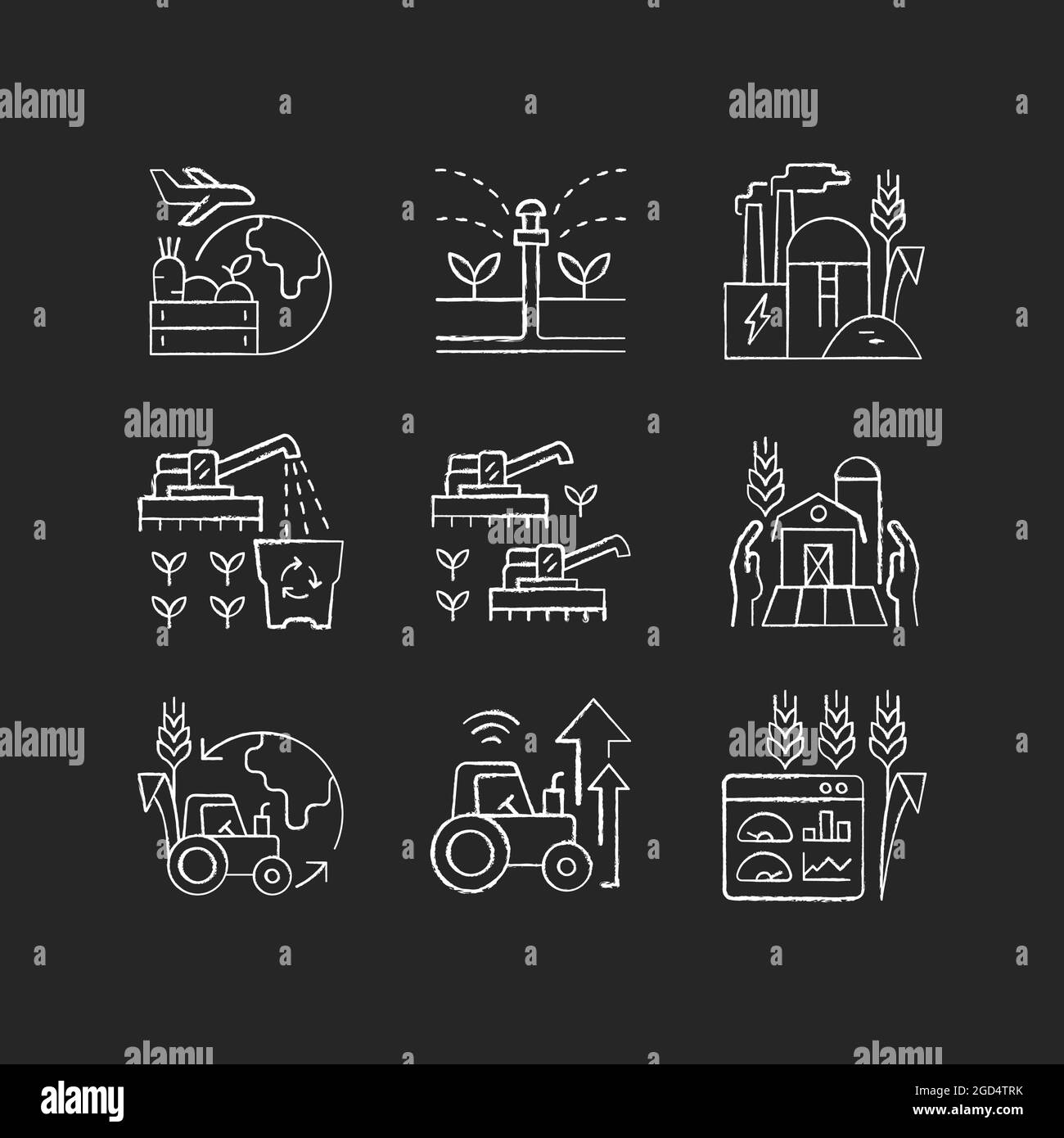 Risk monitoring icons pack hi-res stock photography and images - Alamy
