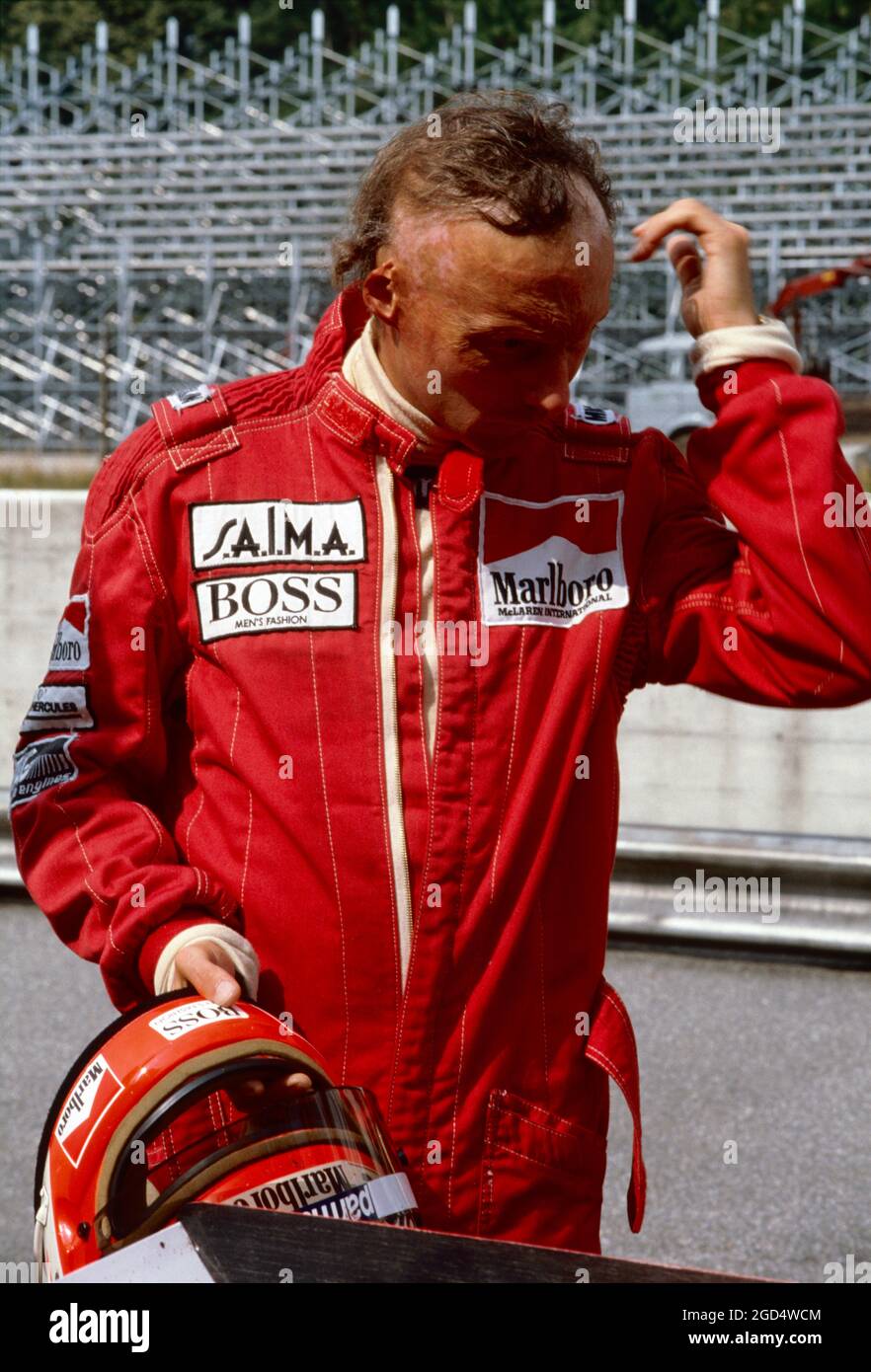 Niki Lauda. 1984 Italian Grand Prix Stock Photo - Alamy