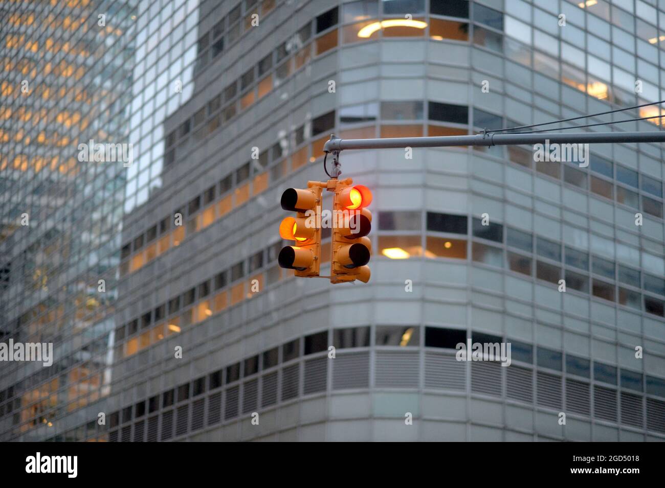 traffic lights on the street Stock Photo Alamy