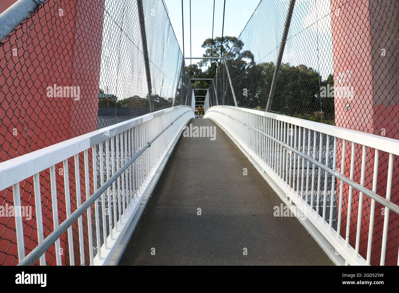 Footpath over the Western Motorway at Homebush connecting Park Road and