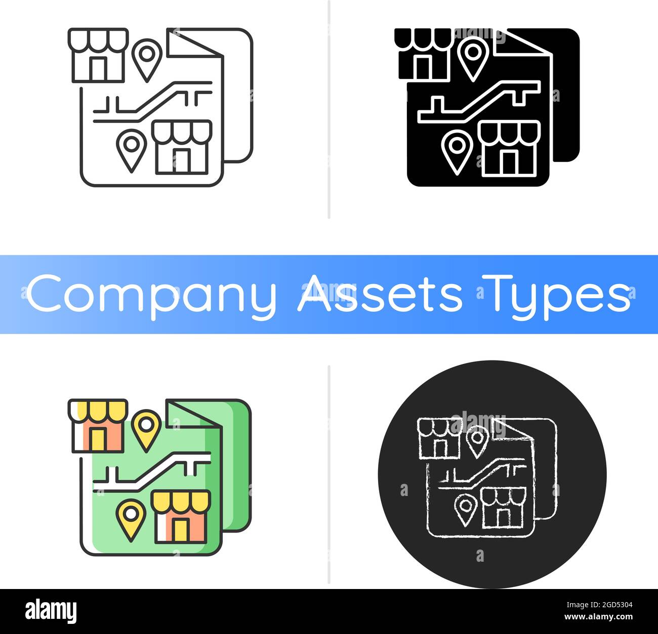 Franchising icon Stock Vector