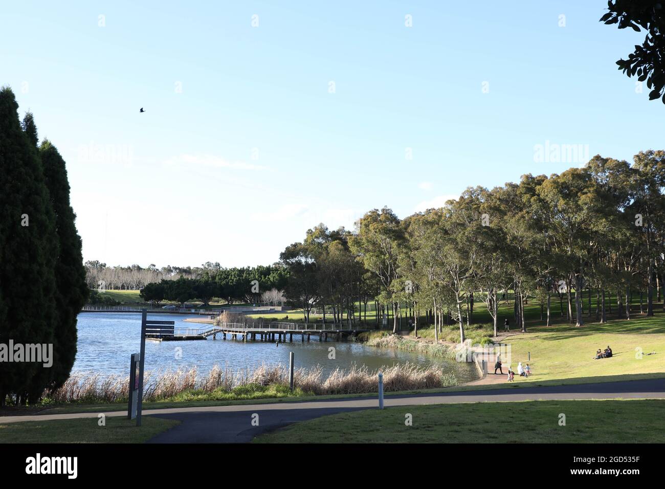 Bicentennial Park, Sydney Olympic Park. Stock Photo