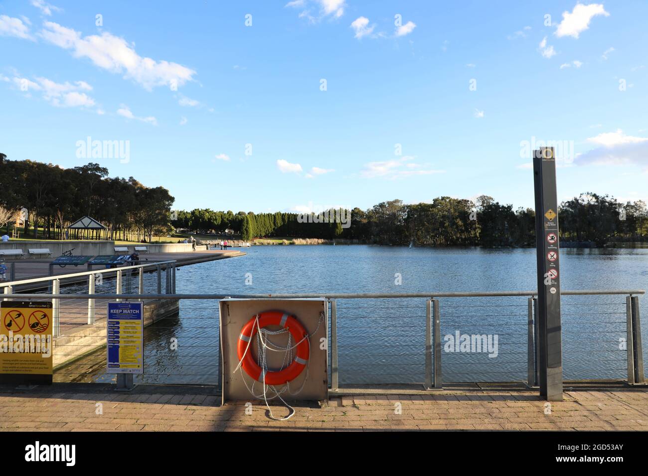 Bicentennial Park, Sydney Olympic Park. Stock Photo