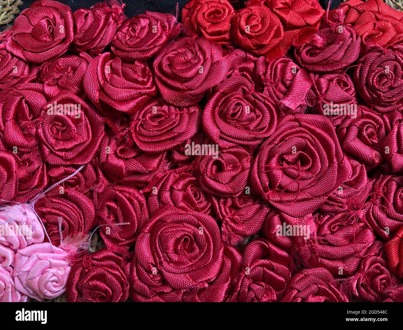 Ribbon rose design Stock Photo - Alamy