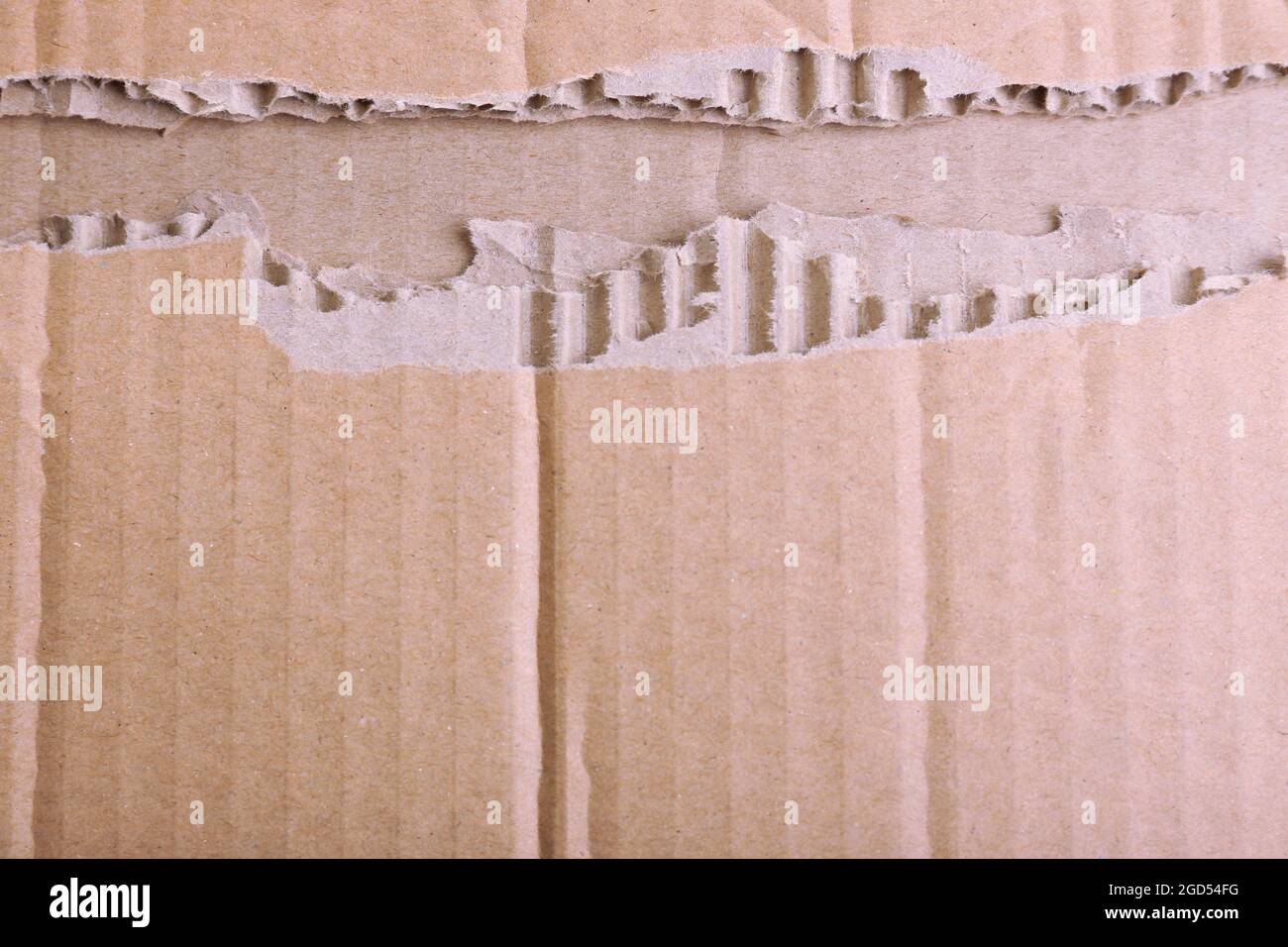 Cardboard for recycling close-up Stock Photo - Alamy