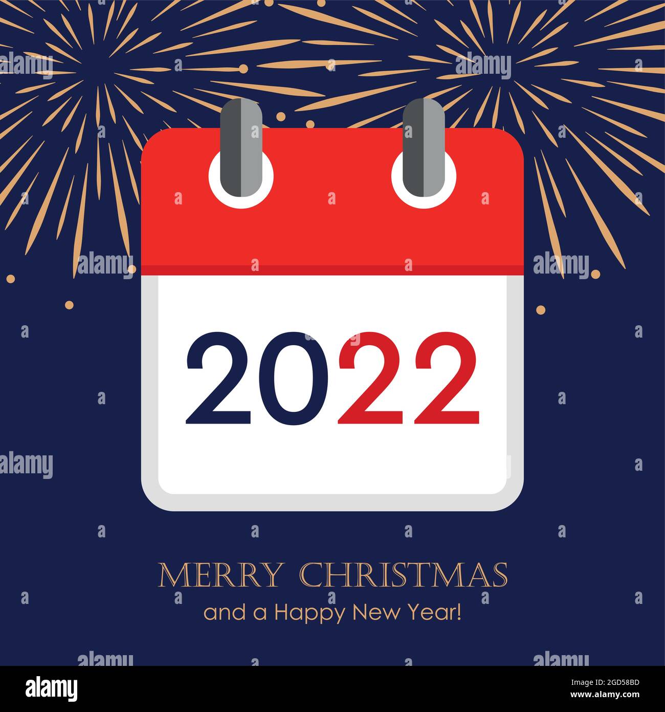 Firework Schedule 2022 Red Calendar 2022 New Year Firework Blue Background Stock Vector Image &  Art - Alamy