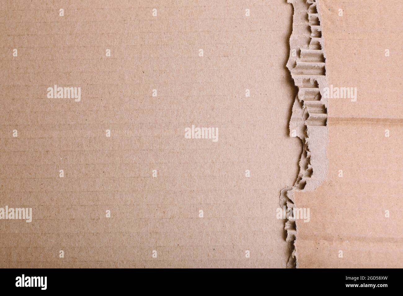 Cardboard for recycling close-up Stock Photo - Alamy