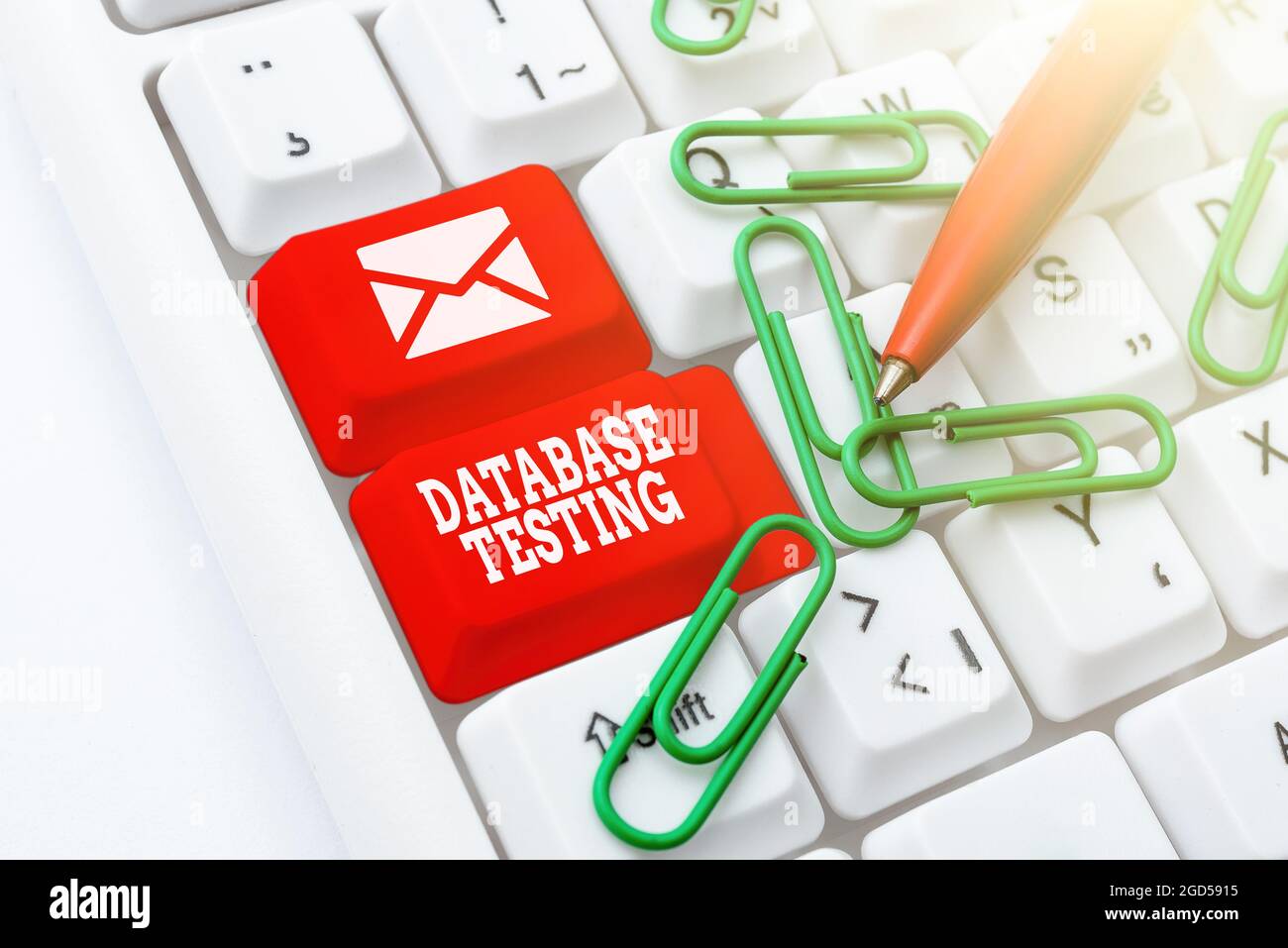 Sign displaying Database Testing. Business approach involves the retrieved values from the database by the web Abstract Presenting Ethical Hacker Stock Photo
