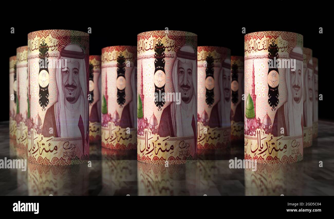 Saudi arabia currency hi-res stock photography and images - Alamy