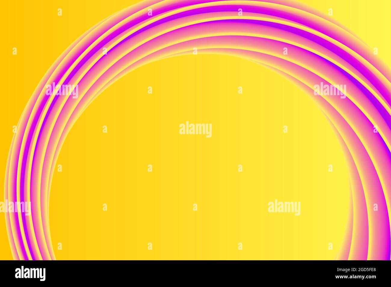 Abstract yellow and pink wave background, twisted arc vector ...