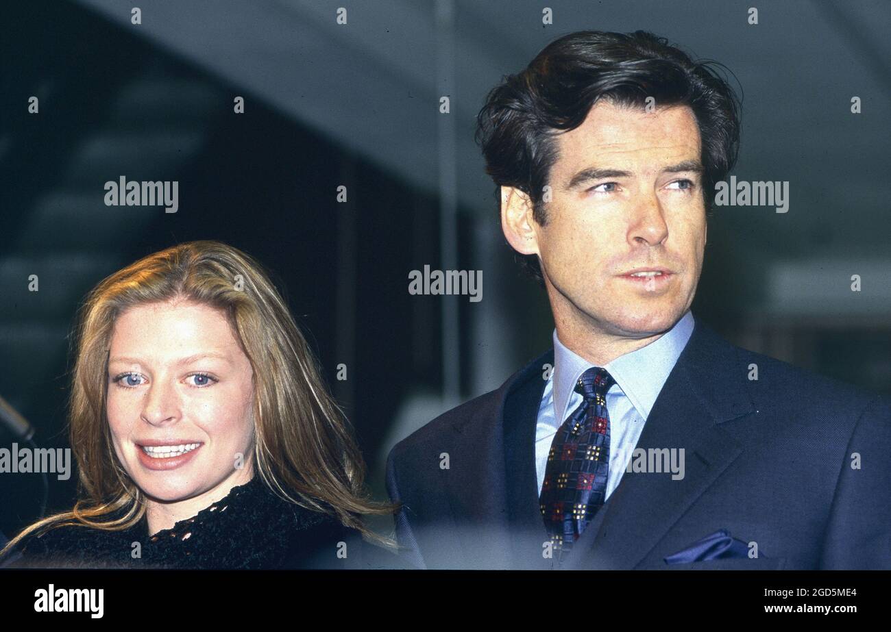 London. UK. Archive. Pierce Brosnan and daughter Charlotte Brosnan at