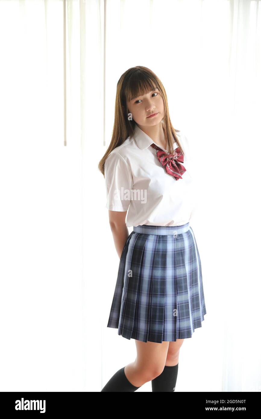 Violet In School Girl Outfit