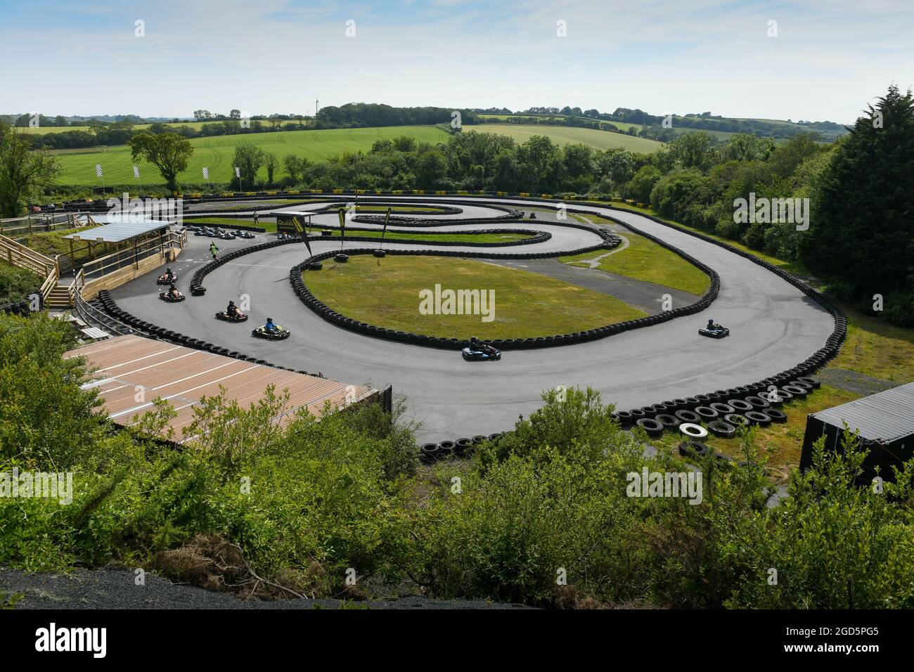 Kartworld at Adrenalin Quarry, Nr Liskeard, Cornwall, UK. Copyrighted photo by Paul Slater