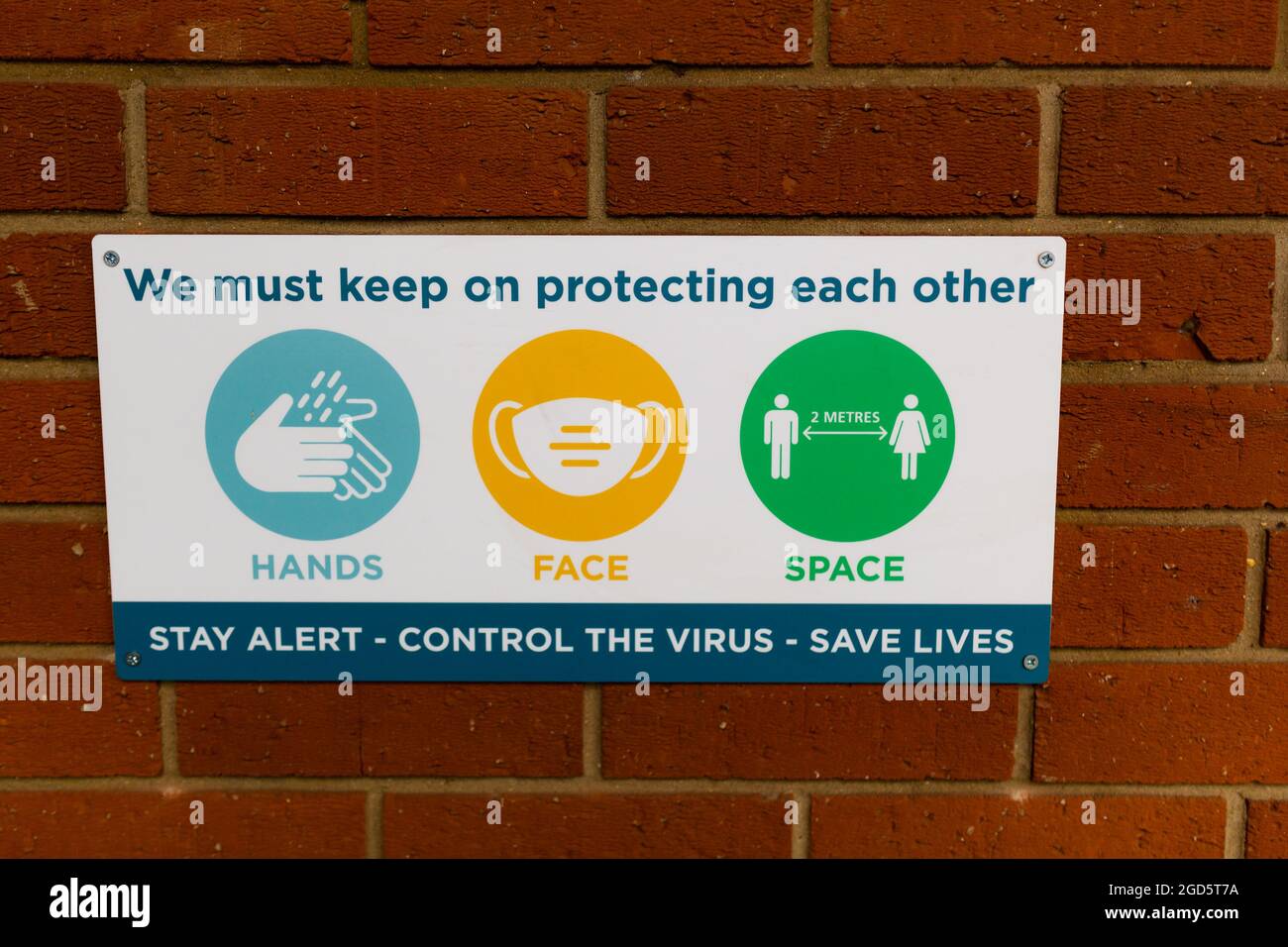 Covid19 sign outside a public toilet informing the public of the