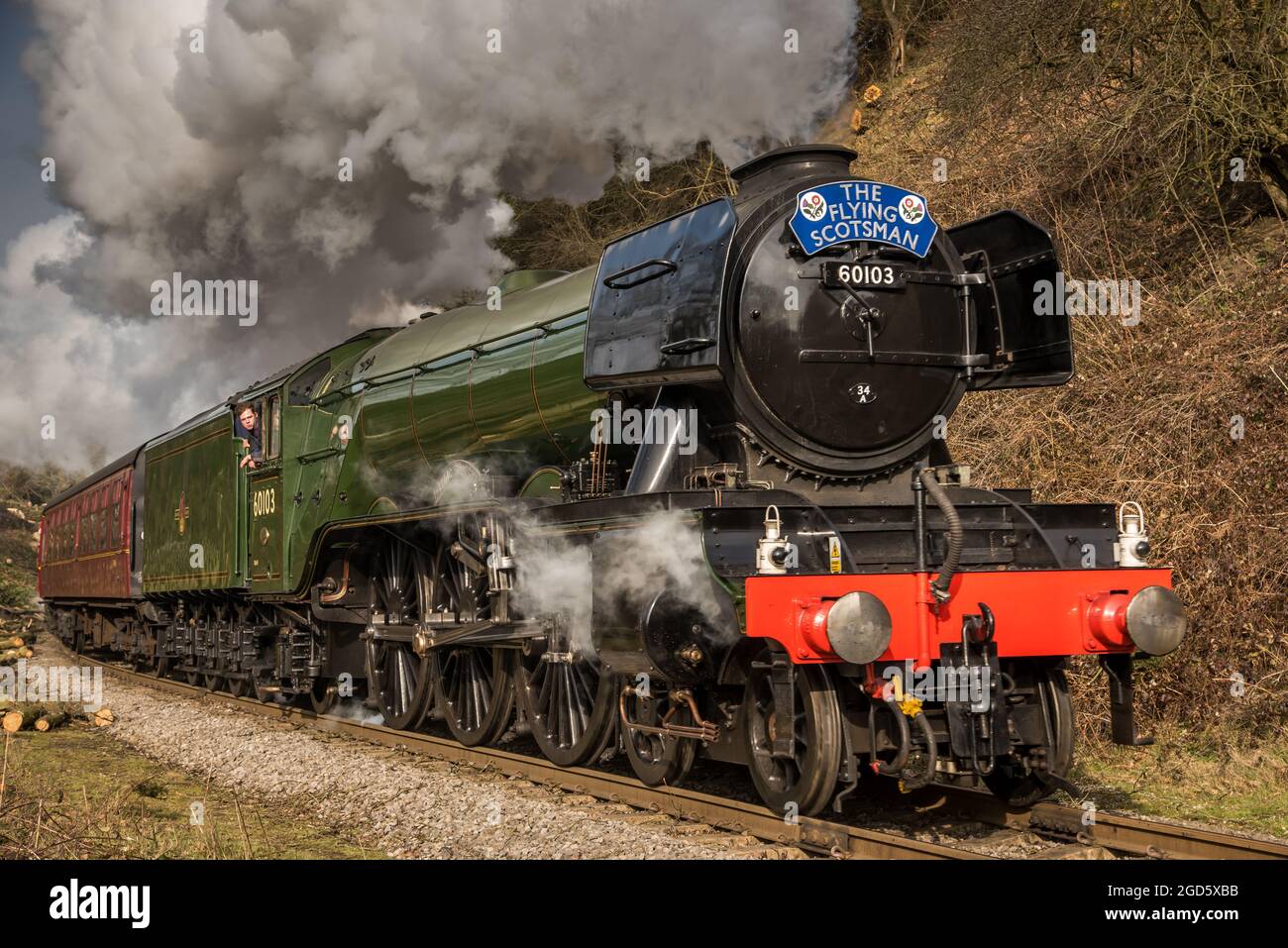 flying-scotsman-famous-steam-locomotive-stock-photo-alamy