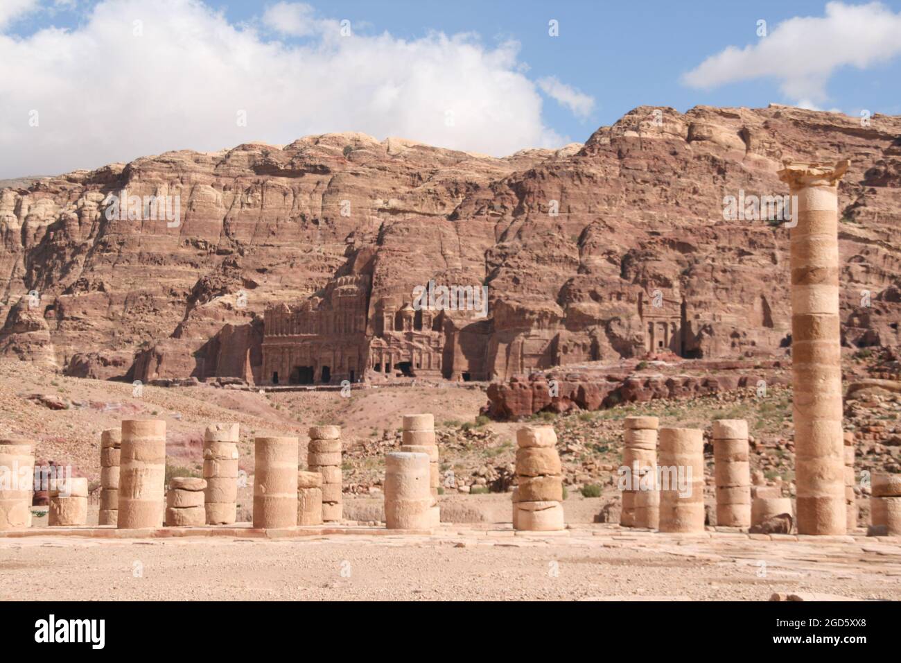 Ruins of Petra Stock Photo - Alamy