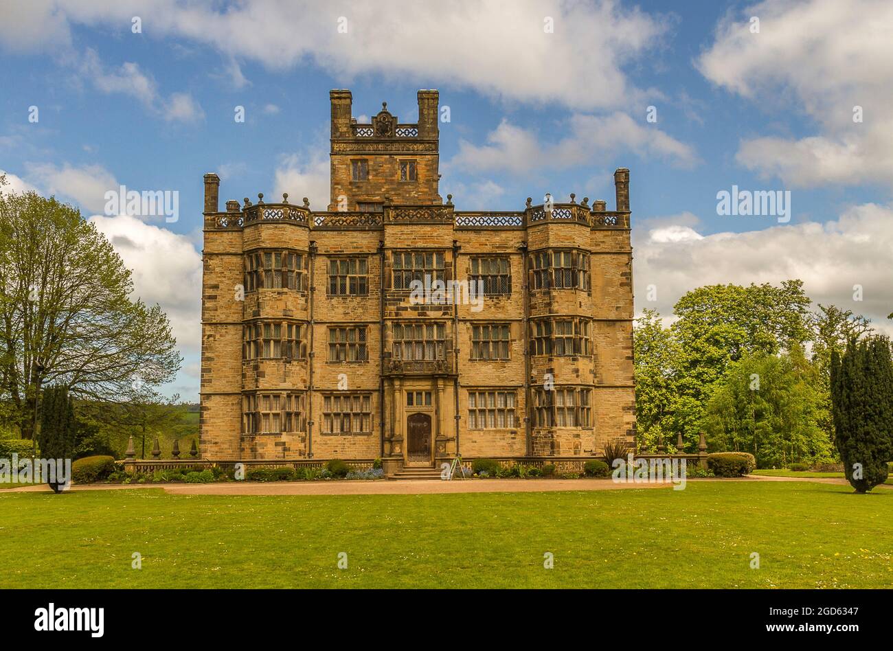 Gawthorpe Hall, Burnley, Lancashire, England: Elizabethan Manor House Stock Photo