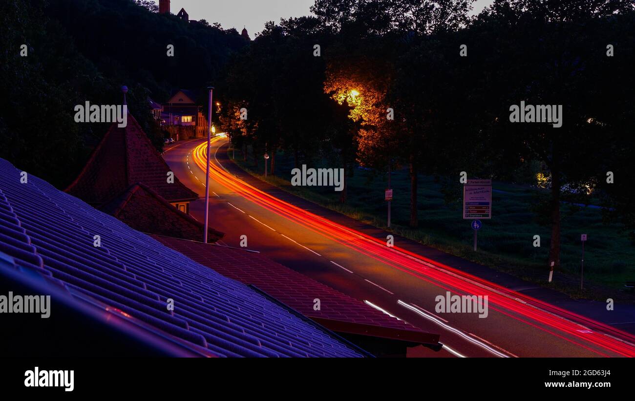Timelapse car trails hi-res stock photography and images - Alamy