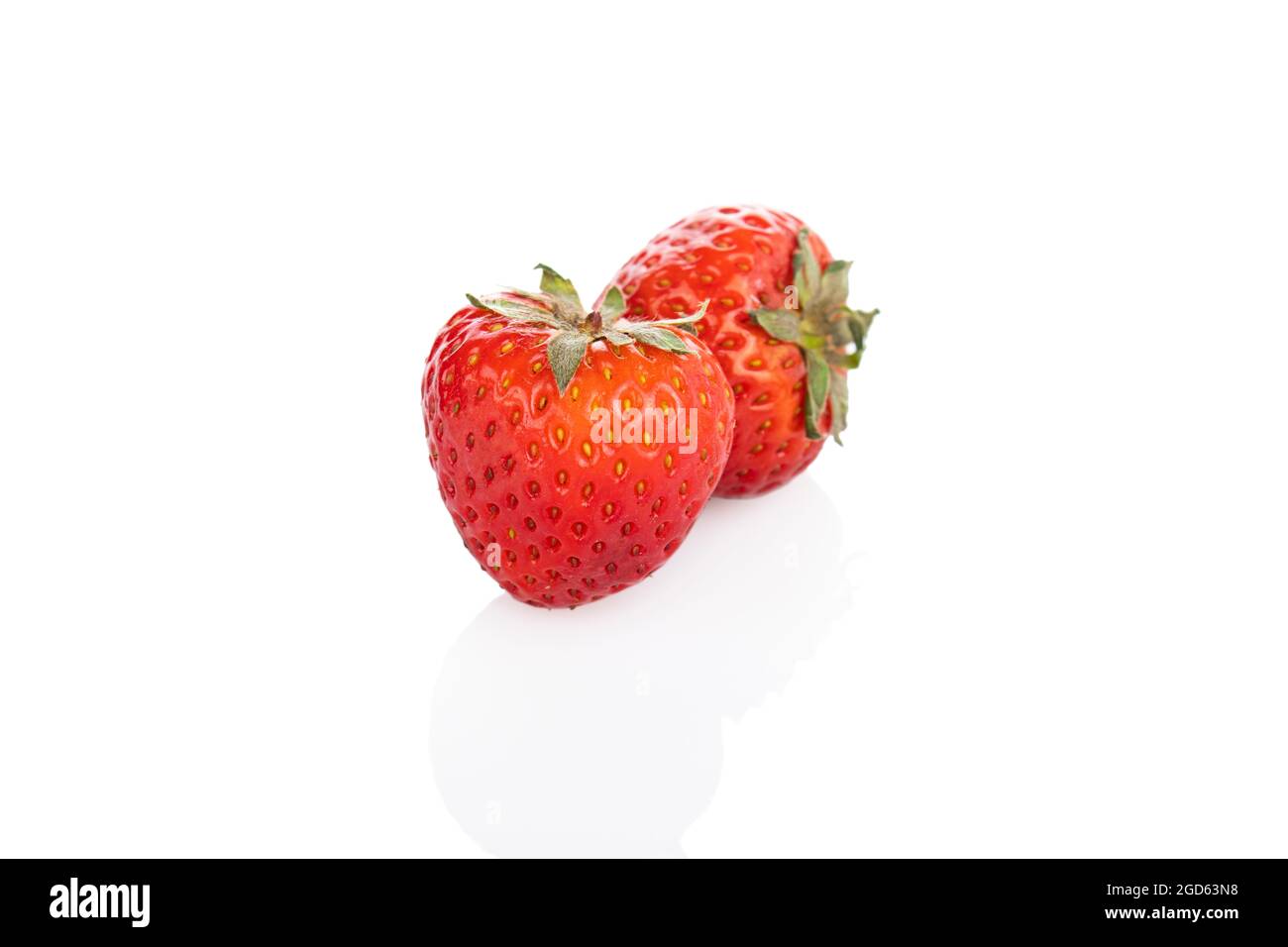 Strawberry. Strawberrys on a white background Stock Photo