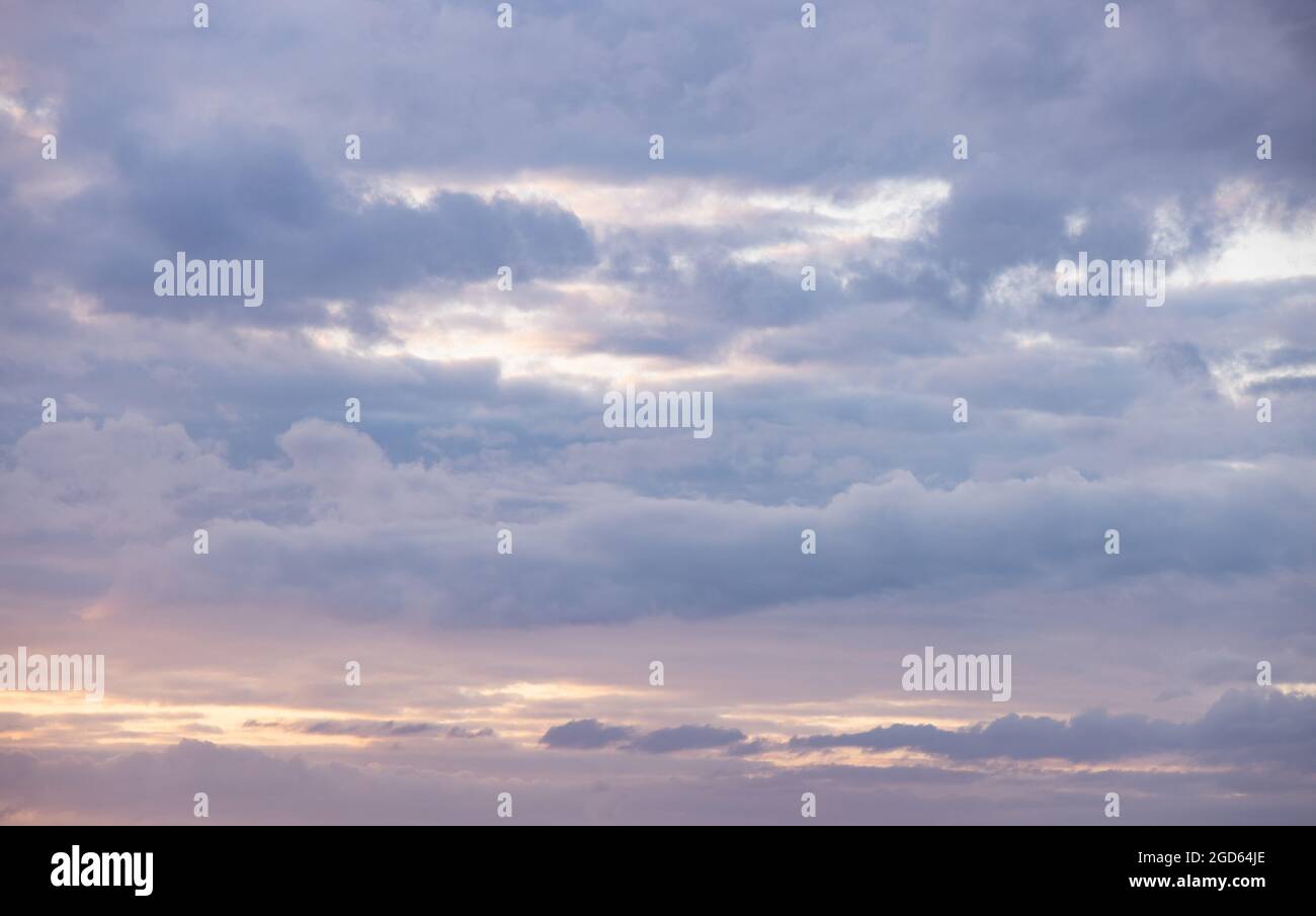 High Resolution Sky background with clouds for sky replacement Stock ...