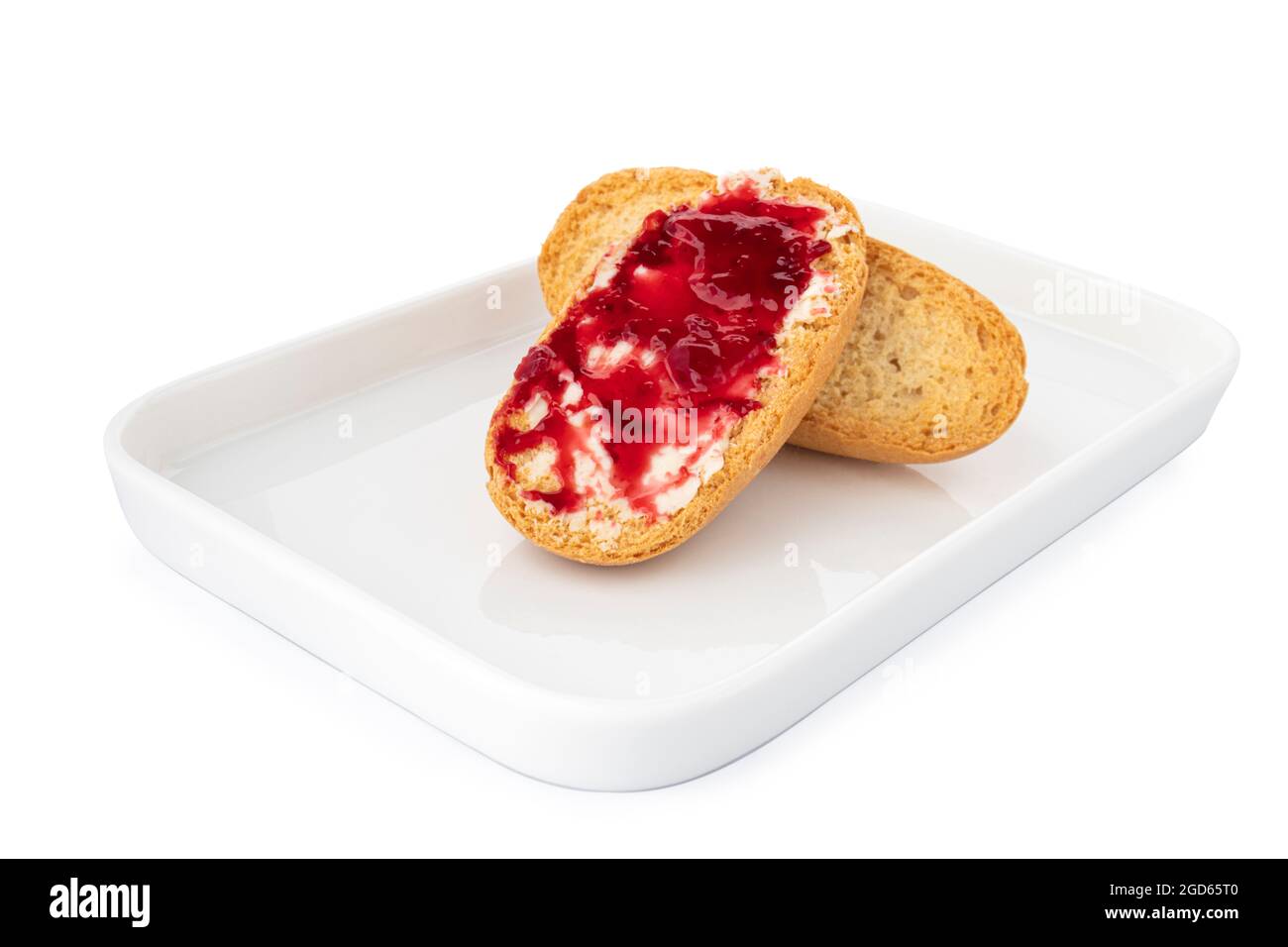 Vertical Crispy Biscottes French Toast Bread With Butter And Jam On White Plate On White Background Stock Photo Alamy Vertical Crispy Biscottes French Toast Bread With Butter And Jam On White Plate On White Background Stock Photo Alamy