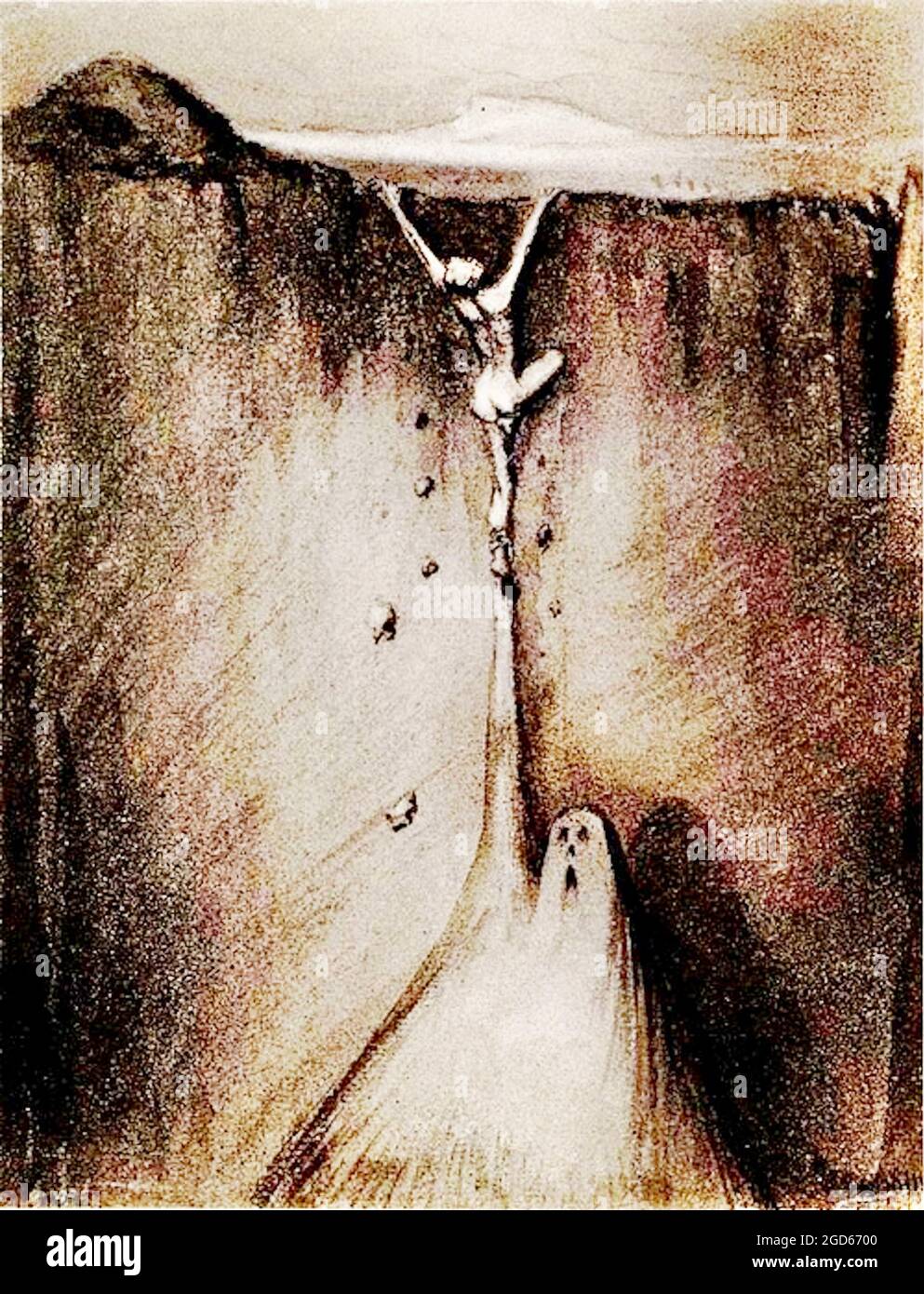 Alfred Kubin - Angst - 1903 Stock Photo