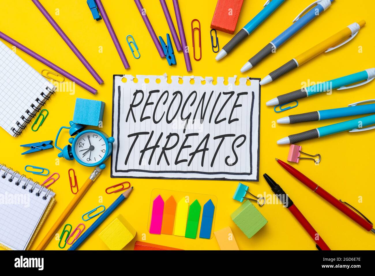 Conceptual display Recognize Threats. Concept meaning potential to ...