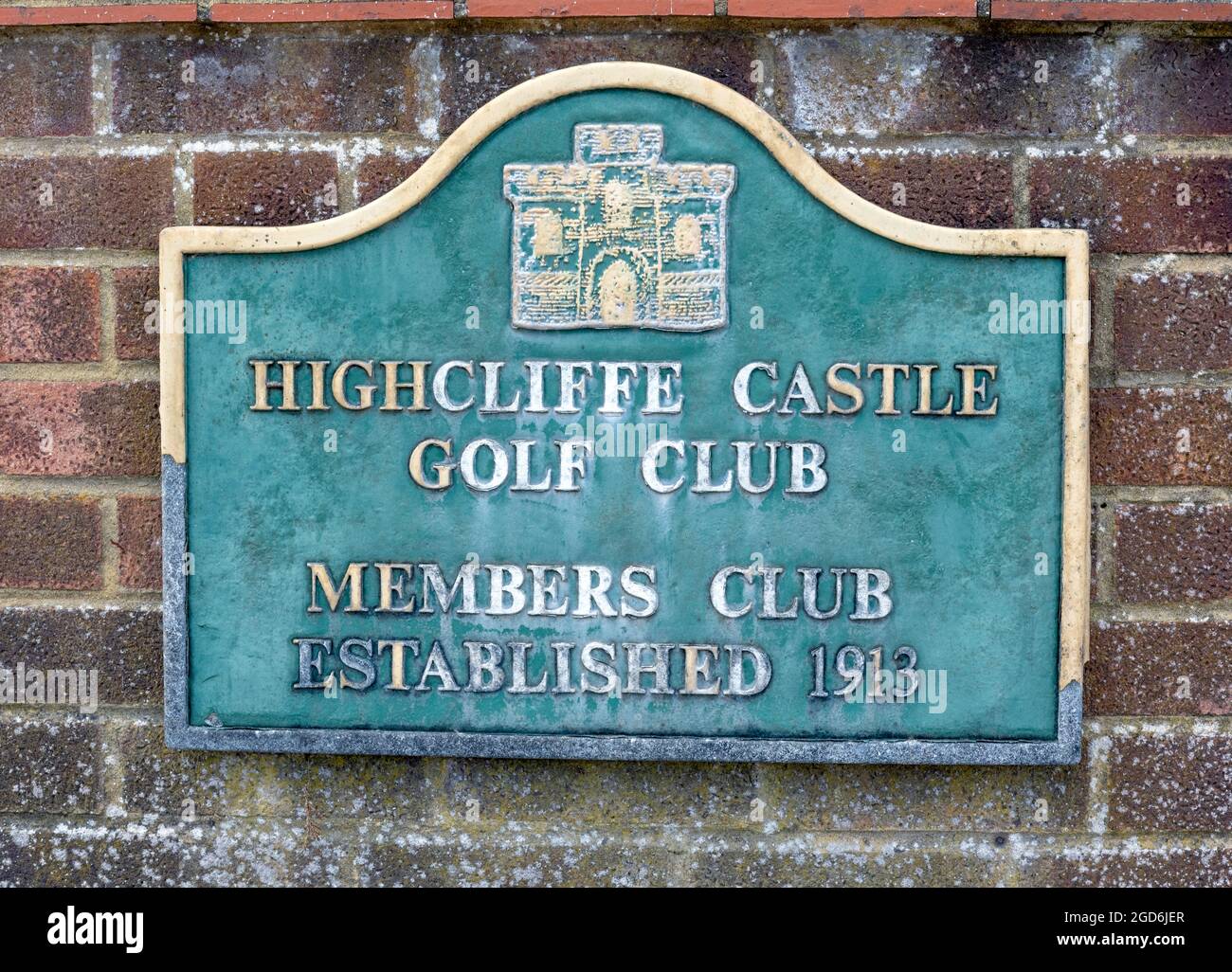 Highcliffe castle golf clubhouse hires stock photography and images