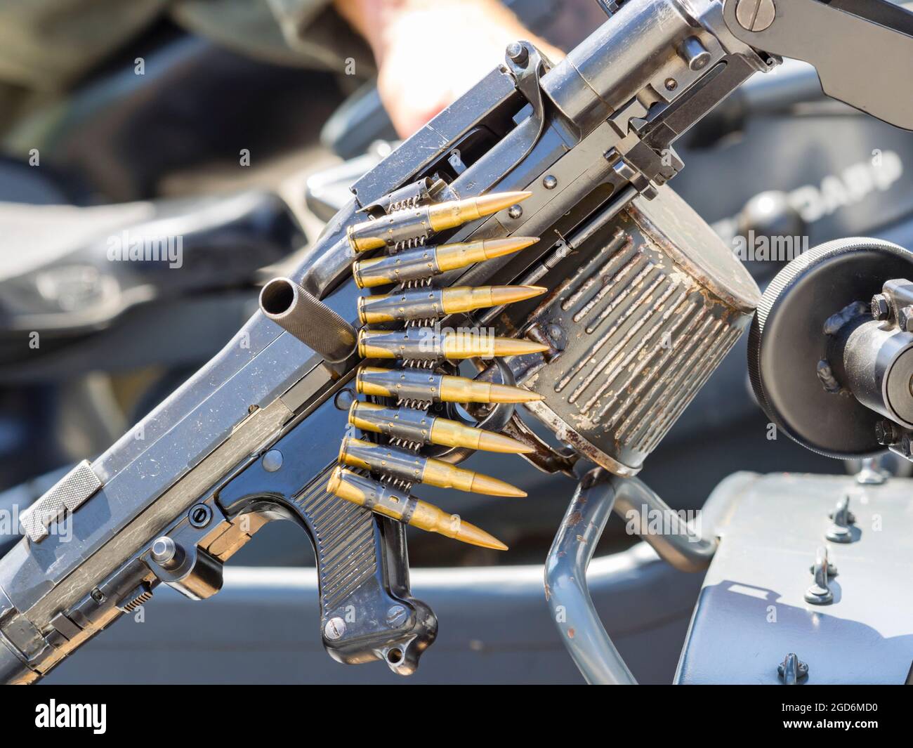 German machine gun MG42 Stock Photo