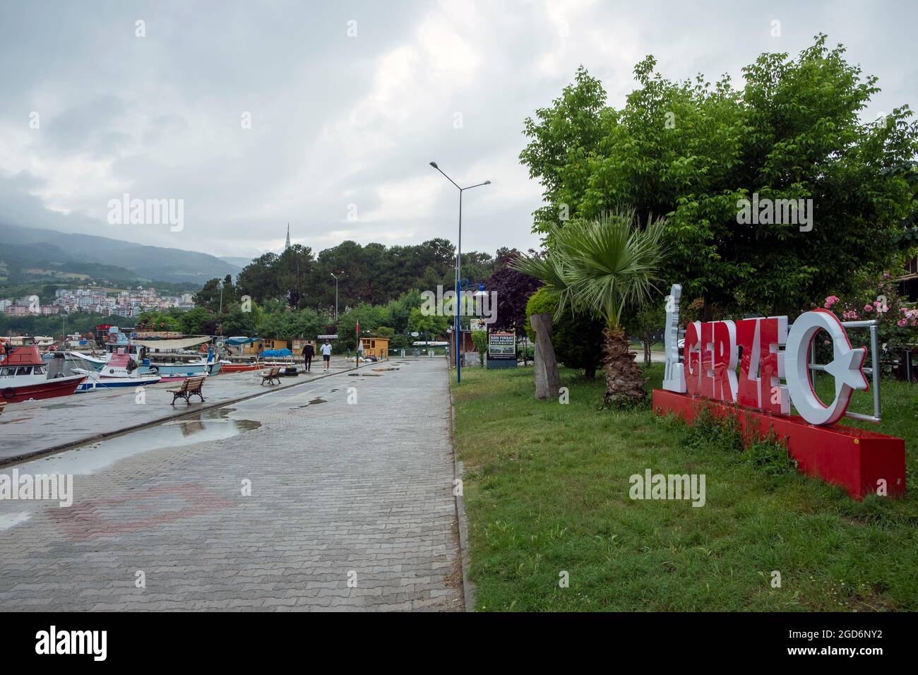 Gerze is a town and a district of Sinop Province in the Black Sea region of Turkey. visited date is 17 jıly 2021. Stock Photo