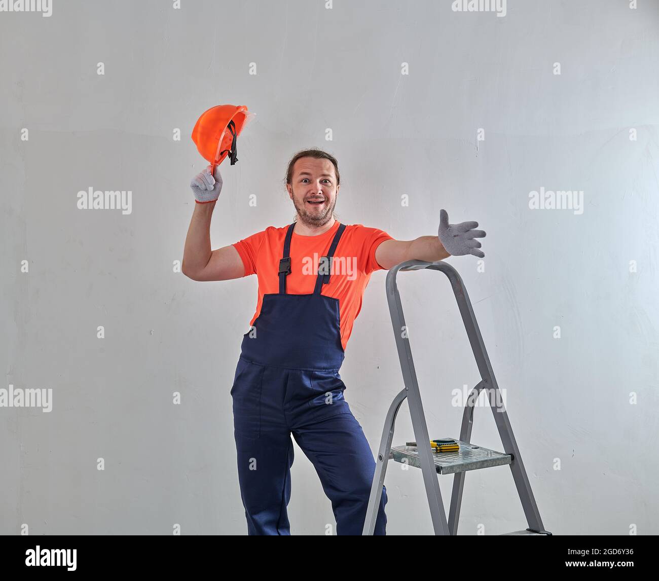 Ladder leaned hi-res stock photography and images - Alamy