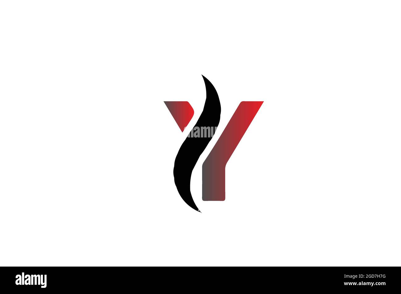 Y elegant logo with initials for company -vector Stock Vector
