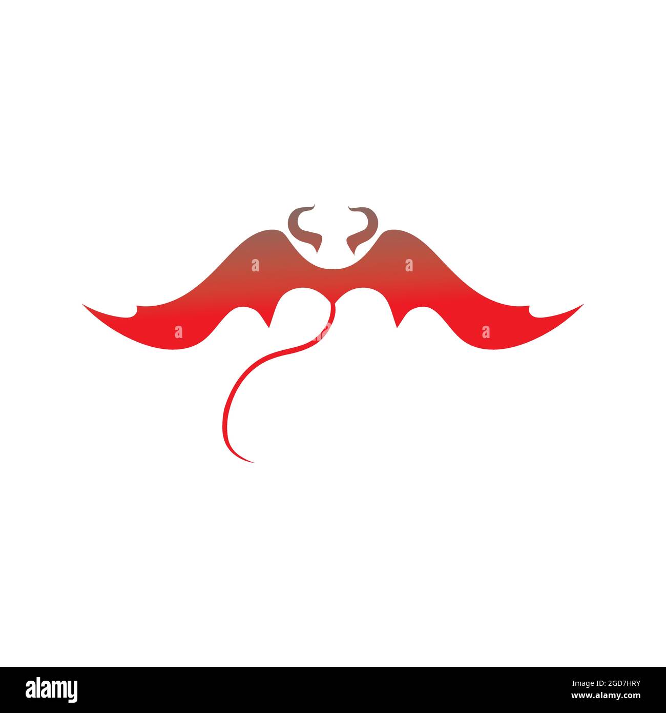Devil horn Vector icon design illustration Template Stock Vector