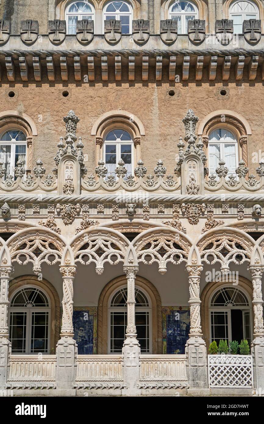 Bussaco Palace Hotel, Serra do Bussaco, Portugal Stock Photo