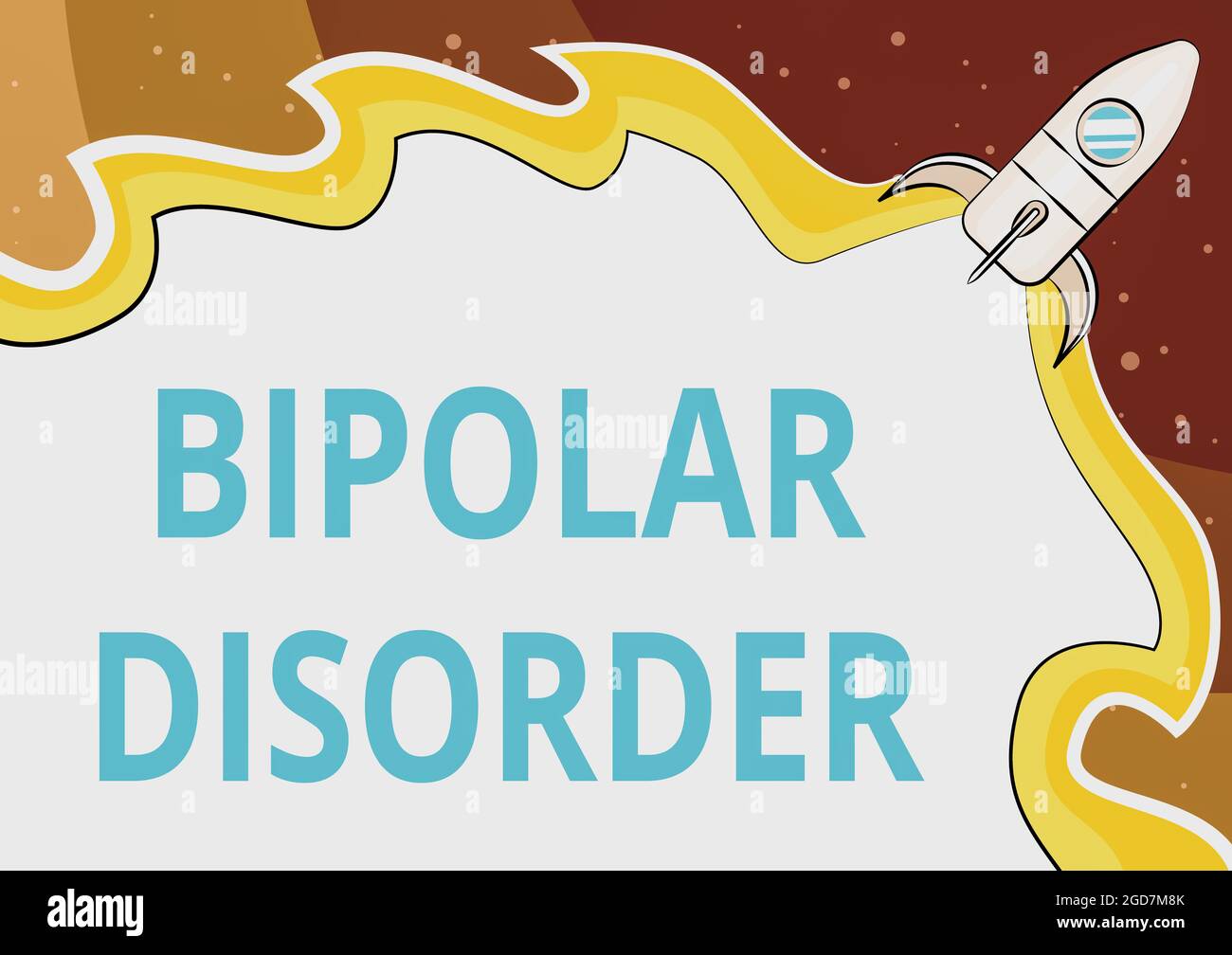Handwriting text Bipolar Disorder. Concept meaning mental illness that ...